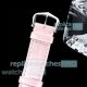 Super Clone Cartier Santos Dumont Silver Skeleton Dial Micro Rotor Pink Strap (4)_th.jpg